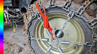 AMAZING Tire Chain Hack For Winter