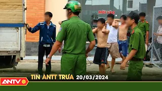 Tin tức an ninh trật tự nóng, thời sự Việt Nam mới nhất 24h trưa ngày 20/3 | ANTV