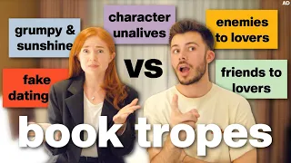 ranking every book trope from worst to best (with @caricanread)