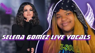 not a vocal coach reacts to Selena Gomez Live Vocals