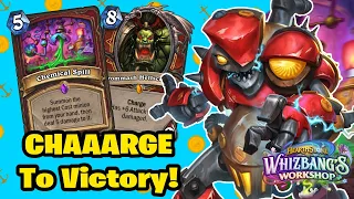 Lets Rock To Charge Warrior's EPIC RETURN! Whizbang's Workshop Hearthstone Warrior Deck