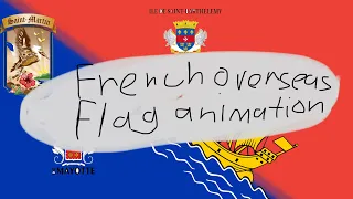 French overseas flag animation