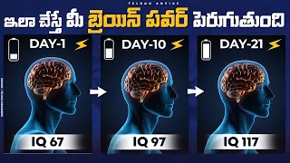 How to Improve Your Brain Power in Telugu | How to Improve Brain Memory Power In Telugu Advice