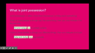 Possessive Nouns Video