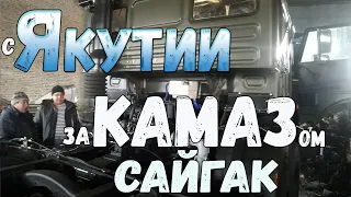 Дмитрий с Якутии за КамАЗом 43118, Сайгак для Зимника Севера . KamAZ for Yakutia, Onboard KAMAZ