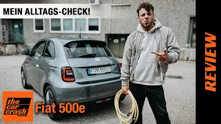 Fiat 500e im Test (2022) Der Alltags Check mit dem Elektro Cinquecento! Fahrbericht | Review | Laden