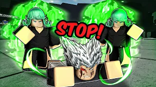 TRAPPING PEOPLE with TATSUMAKI in The Strongest Battlegrounds..