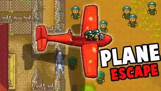 Crafting an AIRPLANE!?  Epic Prison Break w Blitz! (The Escapists 2 Multiplayer Gameplay KAPOW Camp)