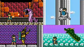 [Classic NES 1988] The Battle of Olympus - All Bosses + Ending, full HD / 60FPS