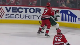 Andrei Svechnikov Gets Ejected From Game After Crosscheck Against Brandon Duhaime #Request