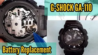 How To Change a Battery on a  G-Shock GA-110 Watch | Watch Repair Channel