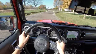 2020 Jeep Gladiator Overland 4x4 - POV Test Drive (Binaural Audio)