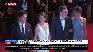 Festival de Cannes : Montée des marches pour Michel Hazanavicius et ''Le Redoutable''