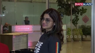 Shamita Shetty spotted at Airport