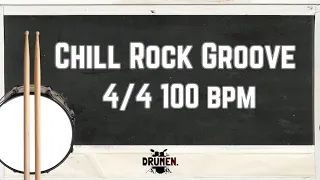 Chill Rock Groove | 100bpm | 4/4 | Drum Loop