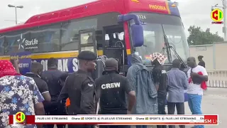 🔵🟡🔴PHOBIA ENTRANCE WAS ON FIRE🔥- HEARTS WAS FORCE TO CHGE THEIR CAR -🔥🏟️DIFFICULT ARRIVAL -FANS FIRE