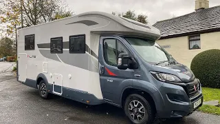 HONEST review of a Rollerteam T-Line 740 4 travel 4 berth with rear island bed and electric bed