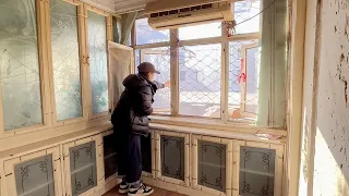 Overcome depression! Young girl cleans and renovates old house for her parents ~unexpected transform