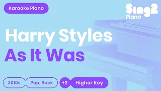 Harry Styles - As It Was (Karaoke Piano) Higher Key