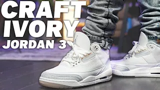 Air Jordan 3 Craft "Ivory" Review and On Foot