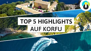 TOP 5 KORFU TIPPS 🇬🇷 | Die schönsten Sehenswürdigkeiten | Urlaubsguru