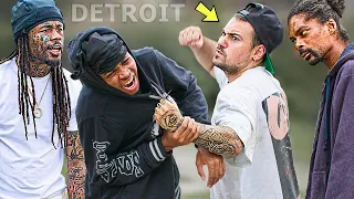 BEATING UP ALL THE THUGS in the Hood of DETROIT! (MUST WATCH)