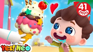 Colorful Ice Cream for Kids | Colors Song | Nursery Rhymes & Kids Songs | Starhat Neo | Yes! Neo