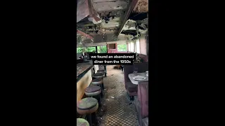 We found the abandoned diner from Fallout #urbex #abandoned #urbanexploring #abandonedplaces #shorts