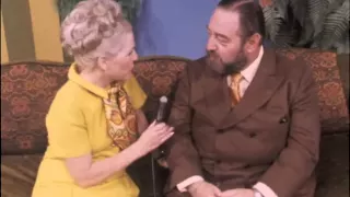 Bette Rogge interviews Sebastian Cabot about the popularity of his TV series "Family Affair."