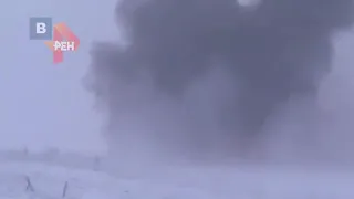 Переломился пополам: видео момента падения российского бомбардировщика Ту-22