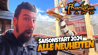 PHANTASIALAND SAISONSTART 2024 - Alle Neuheiten & Änderungen | Rundgang durch den Freizeitpark