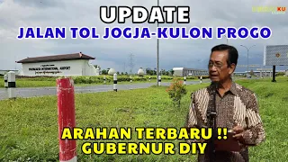 UPDATE JALAN TOL JOGJA-KULON PROGO: ARAHAN GUBERNUR DIY SEPERTI INI !!