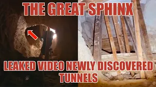 LEAKED VIDEO Newly Discovered Tunnel Entrance under the Great Sphinx this should change History