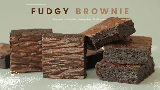 진하고 쫀득한~ 퍼지 브라우니 만들기 : Fudgy Brownie Recipe : ブラウニー | Cooking tree