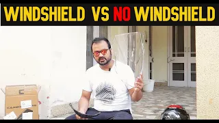 Motorcycle Windshield - Do we need it?