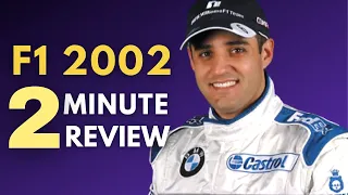 F1 2002 Season Review in 2 Minutes