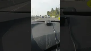 V7 Aliexpress radar detector IN ACTION !!