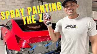 Why you need a drift missile - Painting the 350Z rear