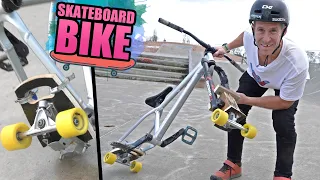 THE MOUNTAIN BIKE SKATEBOARD HYBRID!