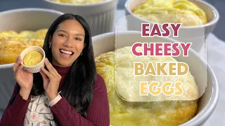 Zero Carb, No Sugar - Easy, Cheesy Baked Eggs | Keto & Carnivore Friendly Recipe!