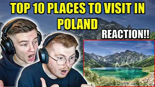 POLAND IS BEAUTIFUL! TOP 10 PLACES TO VISIT IN POLAND - REACTION/REAKCJA!!