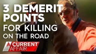 Driver loses 3 demerit points after killing motorist | A Current Affair