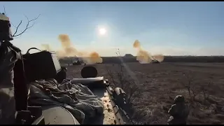 2C7 PION, Ukraine artillery working, Ukraine war 2022