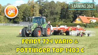 Fendt Demonstrations 2022 | Fendt 724 Vario & Pöttinger TOP 1403 C