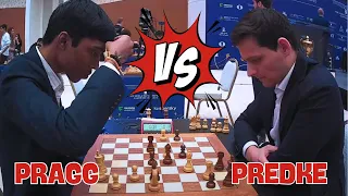 PRAGGNANANDHA VS PREDKE || World Blitz Chess 2023 - R4