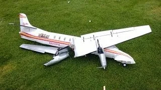 RC Penair Fairchild Metroliner Maiden Crash