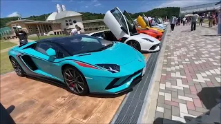 #lamborghini #世界最強諸星一家＃諸星ー家    飯舘村道の駅 諸星一家ランボルギーニ  Iitate Supercar Festival 2022 飯舘ｽｰﾊﾟｰｶｰﾌｪｽ