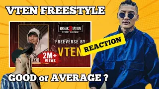 VTEN - Galli Sadak Freeverse and Freestyle | Nepali Rap | BreakStation | REACTION