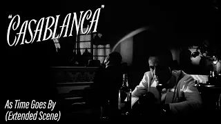 As Time Goes By (Extended Scene with Complete Vocal) | Film: Casablanca (1942)