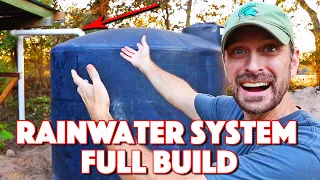 Rainwater Collection System For House And Garden! Complete DIY Build!